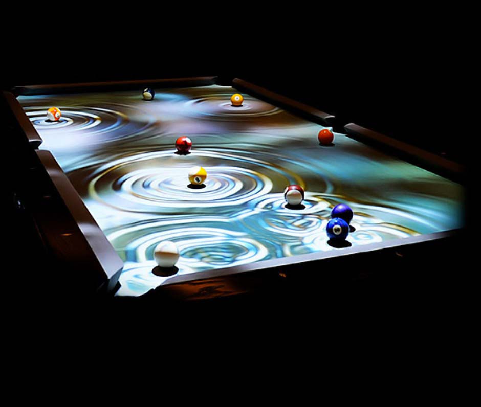 table de billard cuelight