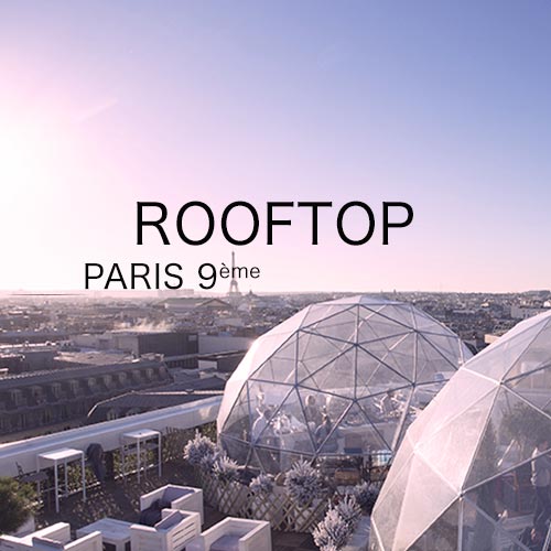 rooftop paris 9 pour événement d'entreprise