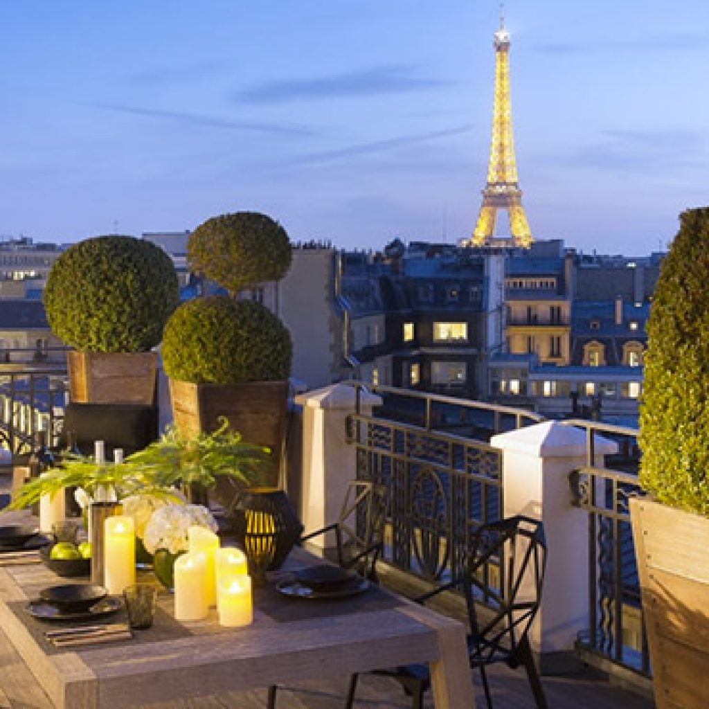 Terrasse privée événement paris