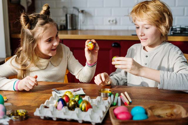 Idées pour fêter pâques à la maison